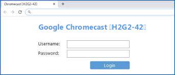 google chromecast h2g2 42 default