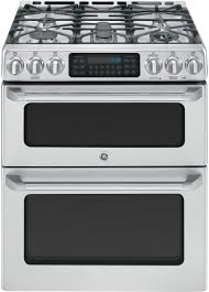 series double oven gas range with