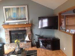 what to put under 60 corner mounted tv