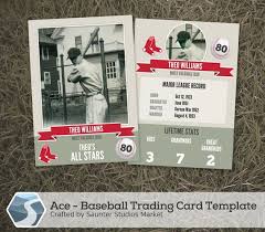Ace Baseball Trading Card 2 5 X 3 5 Photoshop Etsy