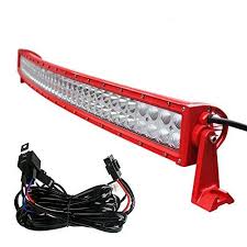 Led Light Bar Yitamotor 52 Inch Curved Red