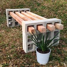 Concrete Or Wood Garden Bench Ideas