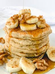 fluffy vegan banana pancakes refined