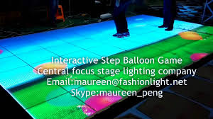 dance floor step balloon game