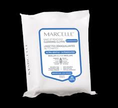marcelle biodegradable recyclable ultra gentle makeup removing cleansing cloths
