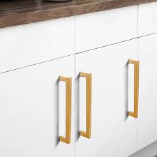 modern gold cabinet handles kitchen