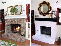 Room Painting The Brick Fireplace