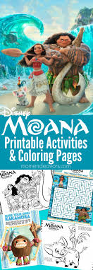 Download more than 50 moana coloring pages! Moana Printable Activities Coloring Pages Mom Endeavors