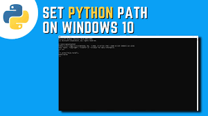 setup python path on windows 10