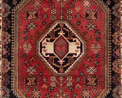 shiraz persian rug red 145 x 100 cm