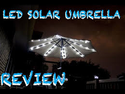 Solar Powered Led Umbrella Review You