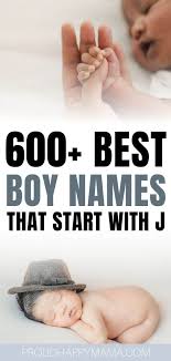 600 boy names that start with j
