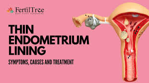 thin endometrium lining symptoms