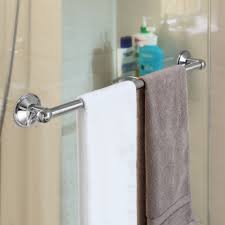 towel bar bathroom rack chrome bath