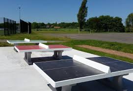 Our heavy duty corn hole boards ( 400 lbs/each) will last for generations. Concrete Table Tennistables