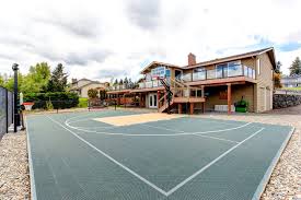 backyard basketball court installation cost