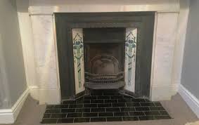 Marble Fireplace Refresh In