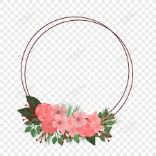circle wedding frame png images with