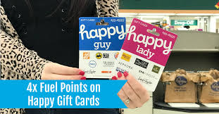 You can use your happy guy gift card at the home depot, buffalo wild wings, burger king, dell, mccormick & schmick's, lord & taylor and autozone. 4x Fuel Points On Happy Gift Cards At Kroger Kroger Krazy