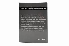 erase your face reusable towels 4 pack