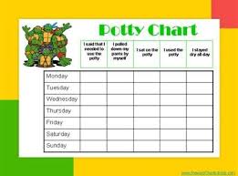 Potty Training Chart Blank Potty Training Concepts