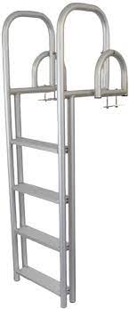 4 step aluminum dock ladder heavy duty