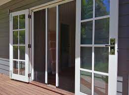 French Doors Retractable Fly Screens
