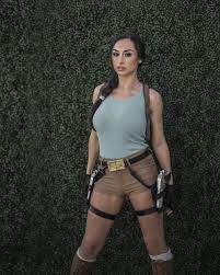 Reya Sunshine as Lara Croft 
