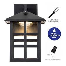 led outdoor wall lantern sconce