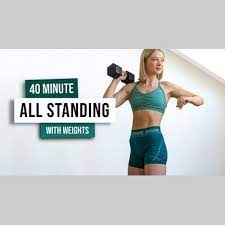 standing hiit workout weights
