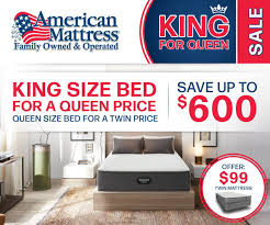 Browse the selection of queen size mattress options available, including some great deals on sale mattresses. King For Queen Mattress Sale American Mattress Mattress Mattress Sales Best Mattress