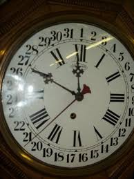 Calendar Schoolhouse Clock