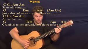 Though we refuse to see. Dust In The Wind Kansas Fingerstyle Guitar Lesson Chord Chart With Lyrics Youtube