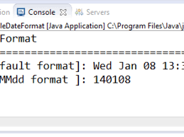 another date format in java