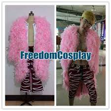 High quality One Piece Donquixote Doflamingo Cosplay Costume Cloak,shirt,pants,belt  - AliExpress