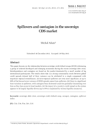 PDF) Spillovers and Contagion in the Sovereign CDS Market