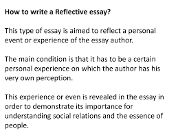 reflective essay ppt how to write a reflective essay