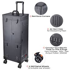 byootique pro rolling makeup trolley