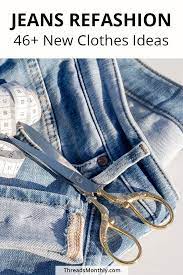 46 Diy Ways To Update Old Jeans This Summer Diy To Make gambar png
