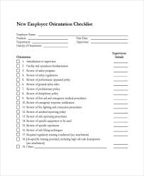 Sample New Employee Checklist 20 Free Documents Download