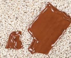 remove chocolate stains from carpet
