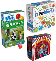 Granna zestaw gier PixBlocks + Super Farmer Superfarmer + gratis Gra Ale cyrk! : Humbi.pl