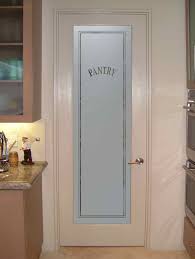 Glass Pantry Door Frosted Glass Pantry