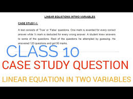 cbse class 10 case study question