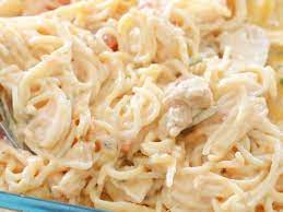 Chicken Spaghetti Made With Cream Of Chicken Soup gambar png