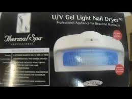 thermal spa uv auto gel light nail
