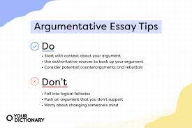 how to write a compelling argumentative