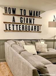 How To Make A Giant Letter Board Easy