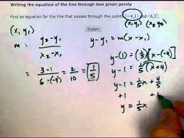 aleks writing the equation of the line