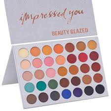 35 colors eyeshadow palette with 7pcs